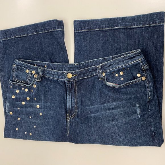 💐HP💐 SEVEN 7 DENIM CAPRIS - Picture 2 of 6